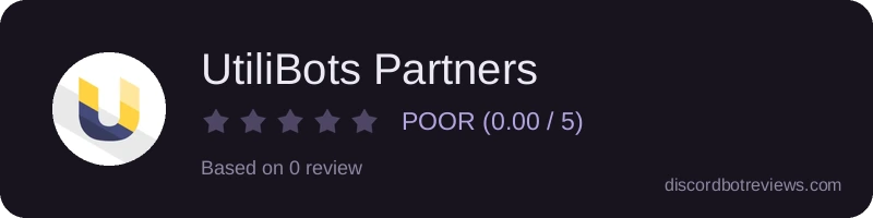 Rating widget preview for UtiliBots Partners