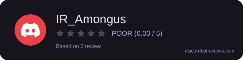 Rating widget preview for IR_Amongus