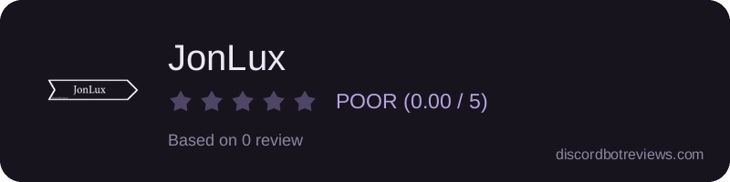 Rating widget preview for JonLux