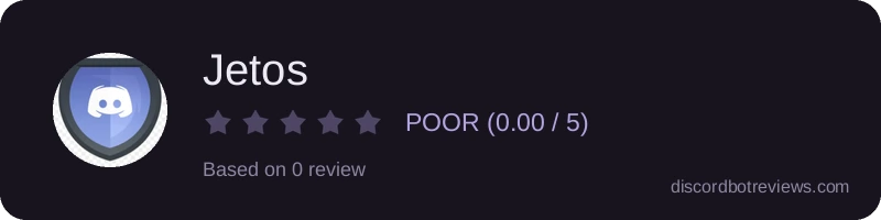 Rating widget preview for Jetos
