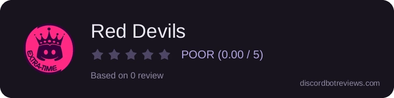 Rating widget preview for Red Devils