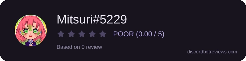 Rating widget preview for Mitsuri#5229