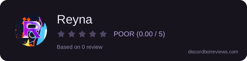 Rating widget preview for Reyna