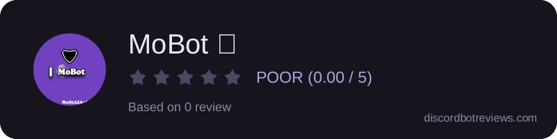 Rating banner for MoBot ⚡