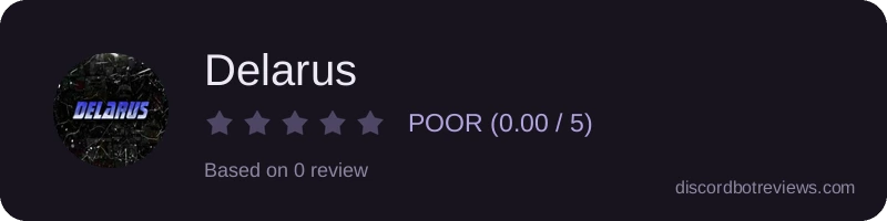 Rating widget preview for Delarus