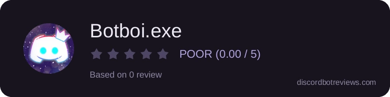 Rating widget preview for Botboi.exe