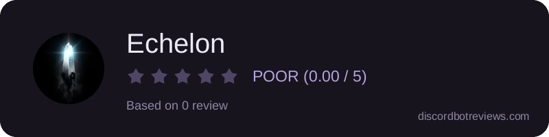Rating widget preview for Echelon