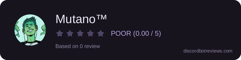 Rating banner for Mutano™