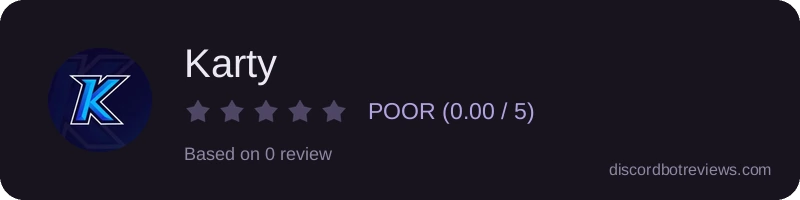 Rating widget preview for Karty