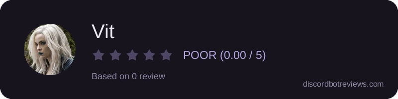 Rating widget preview for Vit