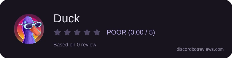 Rating widget preview for Duck
