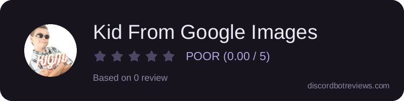 Rating widget preview for Kid From Google Images