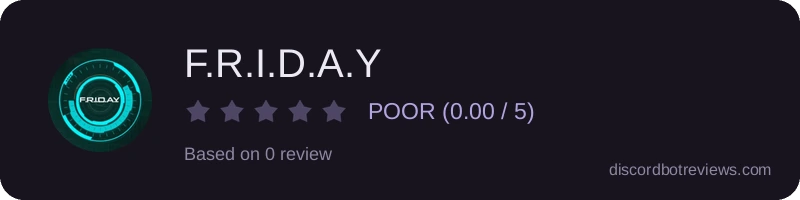 Rating widget preview for F.R.I.D.A.Y
