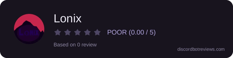 Rating widget preview for Lonix