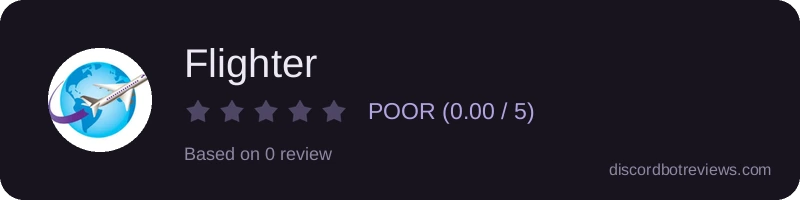 Rating widget preview for Flighter