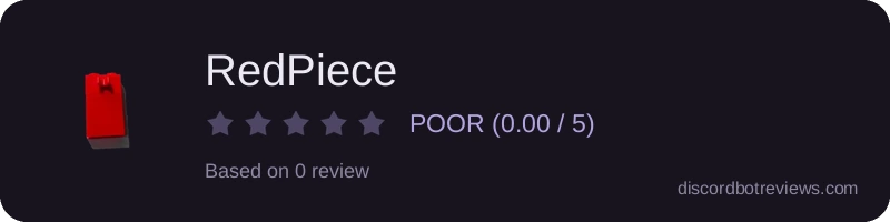 Rating widget preview for RedPiece