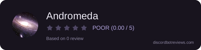 Rating widget preview for Andromeda
