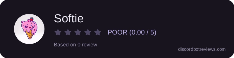 Rating widget preview for Softie