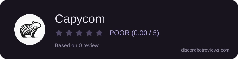 Rating widget preview for Capycom