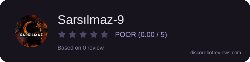 Rating widget preview for Sarsılmaz-9