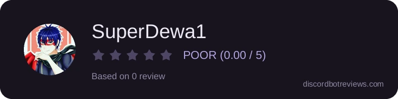 Rating widget preview for SuperDewa1