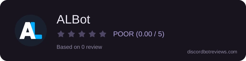 Rating banner for ALBot