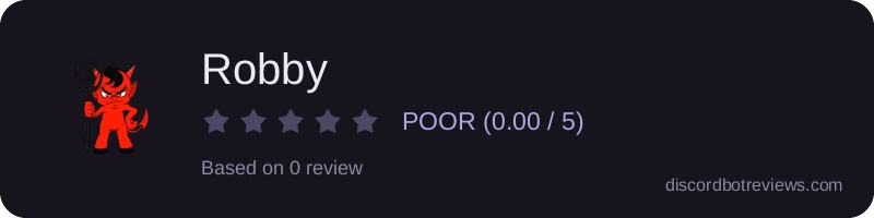 Rating widget preview for Robby 