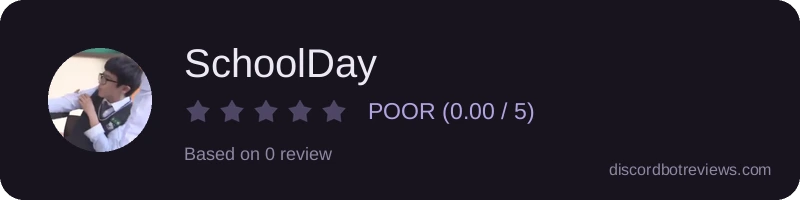 Rating widget preview for SchoolDay