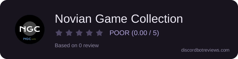 Rating widget preview for Novian Game Collection