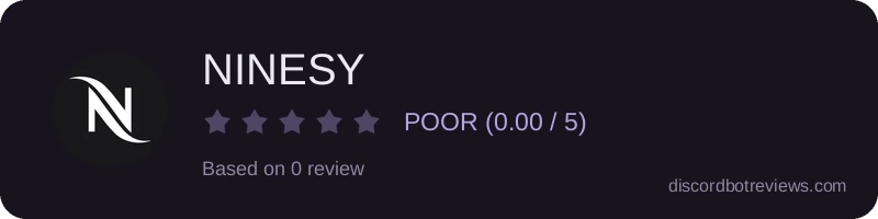 Rating widget preview for NINESY