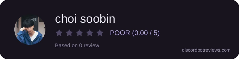 Rating widget preview for choi soobin