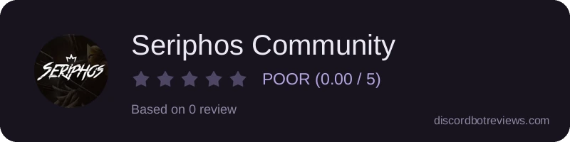 Rating widget preview for Seriphos Community