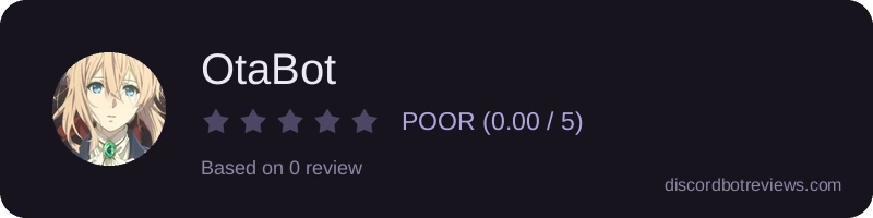 Rating banner for OtaBot