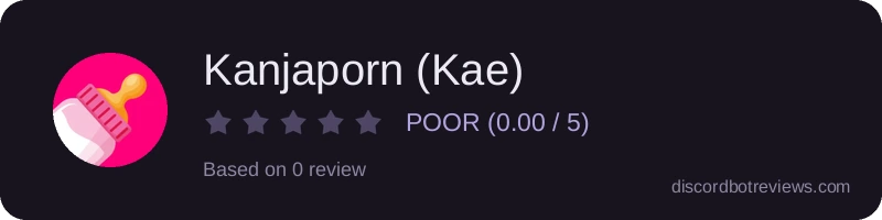 Rating widget preview for Kanjaporn (Kae)