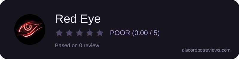 Rating widget preview for Red Eye