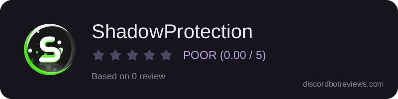 Rating widget preview for ShadowProtection
