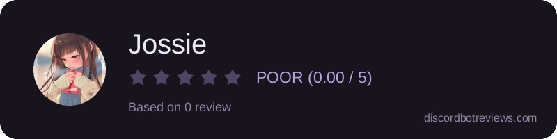 Rating widget preview for Jossie