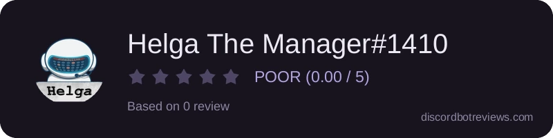Rating widget preview for Helga The Manager#1410