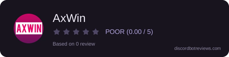 Rating widget preview for AxWin
