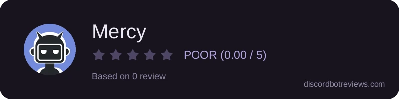 Rating widget preview for Mercy