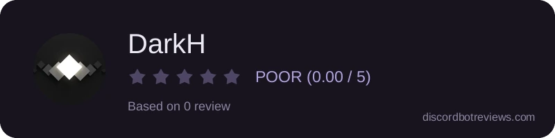 Rating banner for DarkH