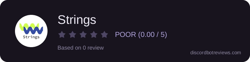 Rating widget preview for Strings
