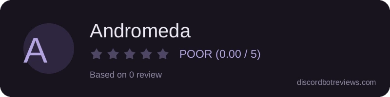 Rating widget preview for Andromeda