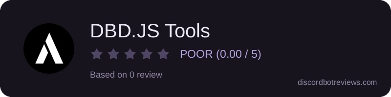 Rating banner for DBD.JS Tools