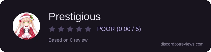 Rating widget preview for Prestigious