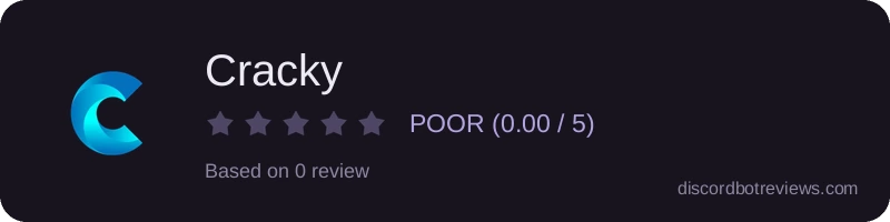 Rating widget preview for Cracky
