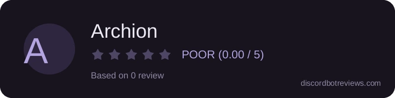 Rating banner for Archion