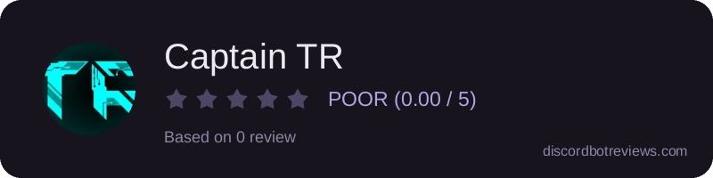 Rating widget preview for Captain TR
