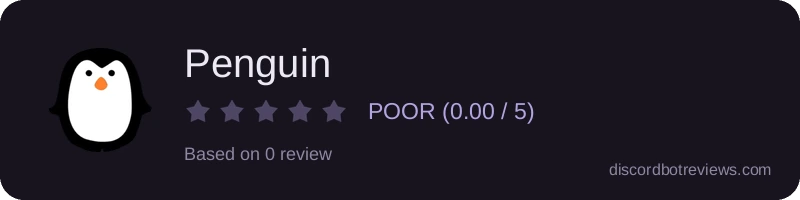 Rating widget preview for Penguin