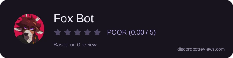 Rating banner for Fox Bot